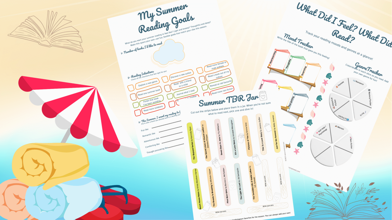 summer reading log 2025 freebie