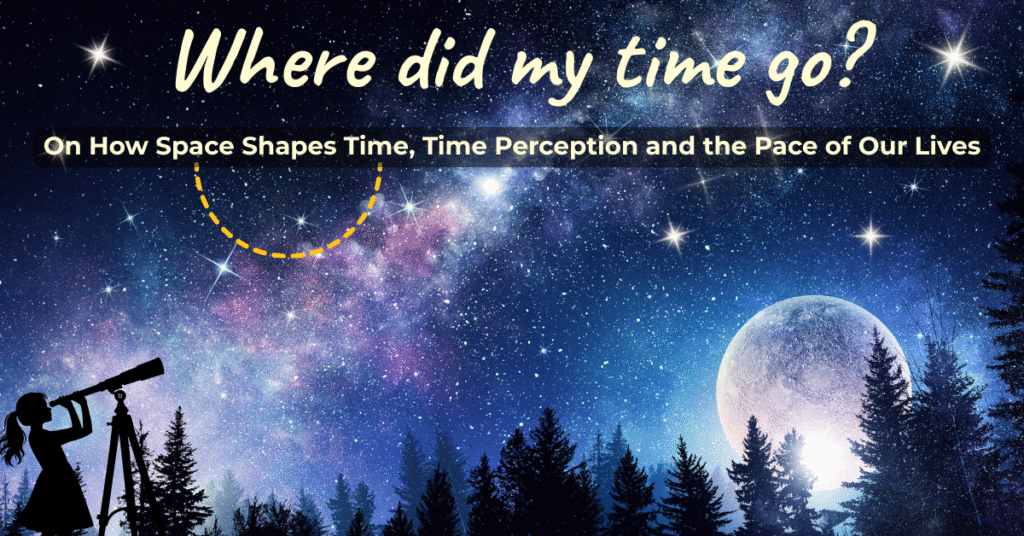 A reflective blog post exploring time, distance, and cultural perspectives, inspired by Atmosphere by Taylor Jenkins Reid.