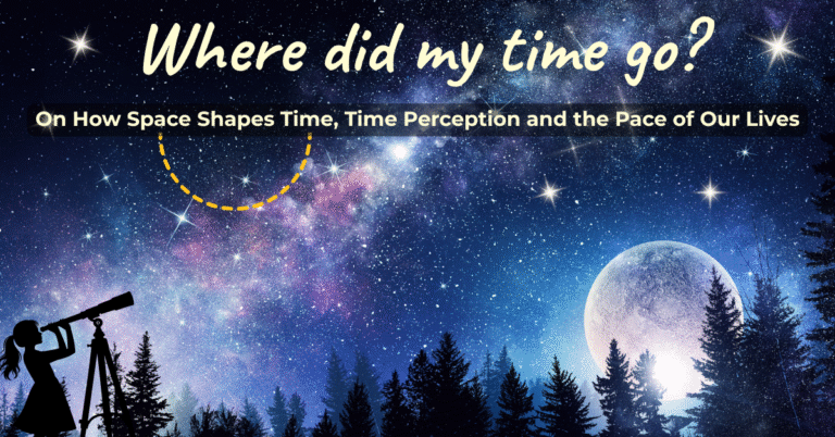 A reflective blog post exploring time, distance, and cultural perspectives, inspired by Atmosphere by Taylor Jenkins Reid.